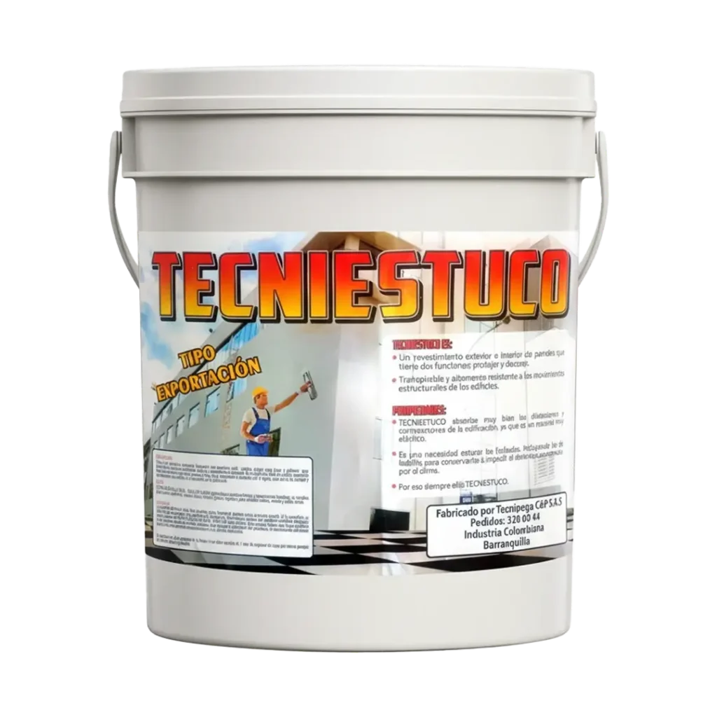 estuco para paredes tecni-estuco tecni-pega